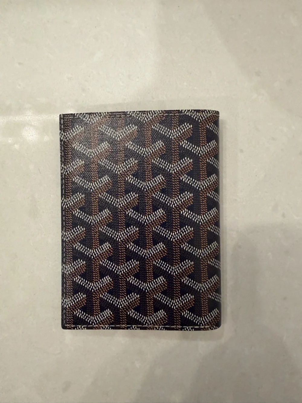 Authentic Goyard Grenelle Passport Cover